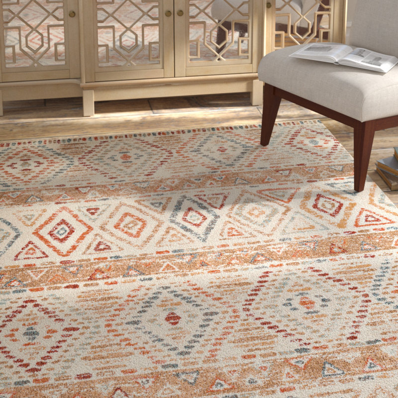 Tapis crème Randolph, Rectangle 12 pi 6 po x 15 pi