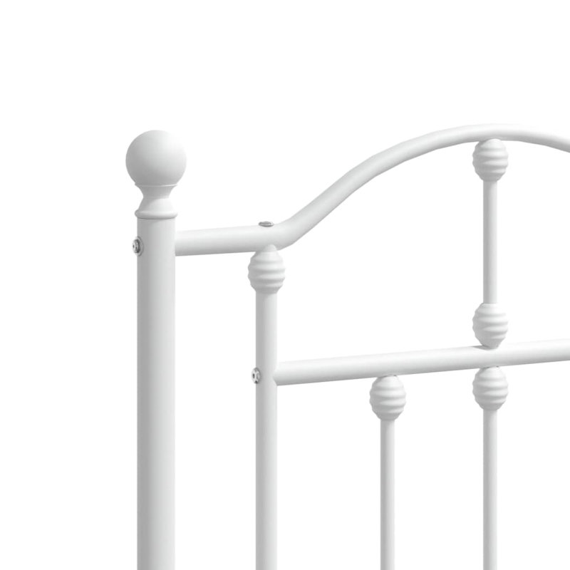 Aquinas Bed, Double (4'6), White