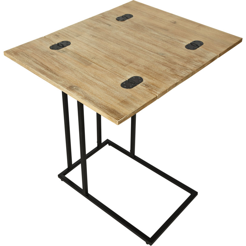 Serta Harton Rustic Expandable C Side Table