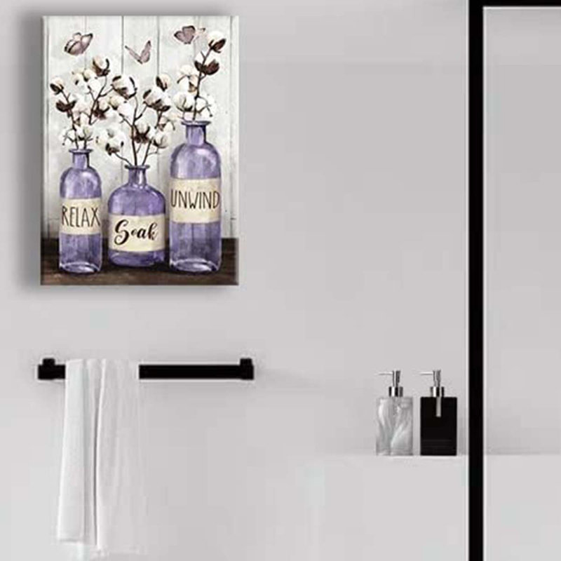 Wrapped Canvas Print, Purple
