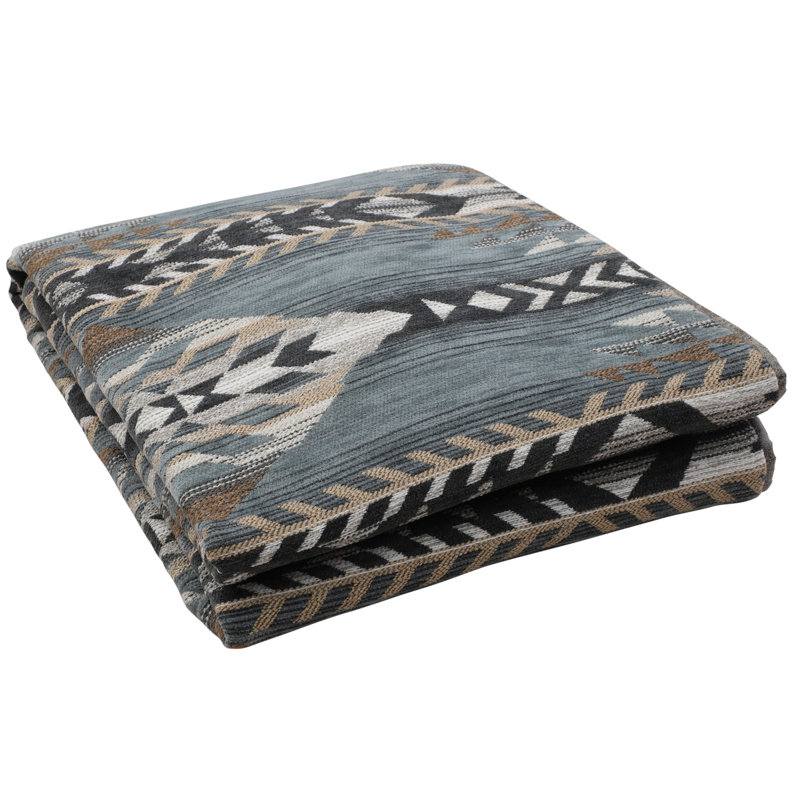Wooded River Spearhead Dusk Throw - 55x72