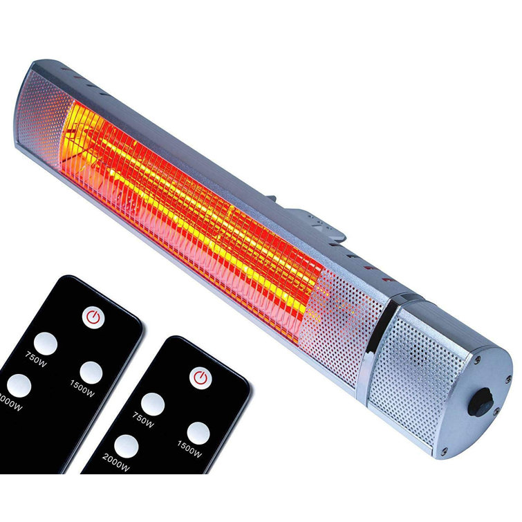 Belfry Heating Delacruz Electric Skirting Board Space Heater , Remote ...