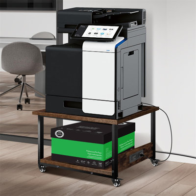 Printer Stand, Large 23.6" X 23.6" Printer Table