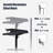 Adjustable Height Steel Standing Desk-270744940