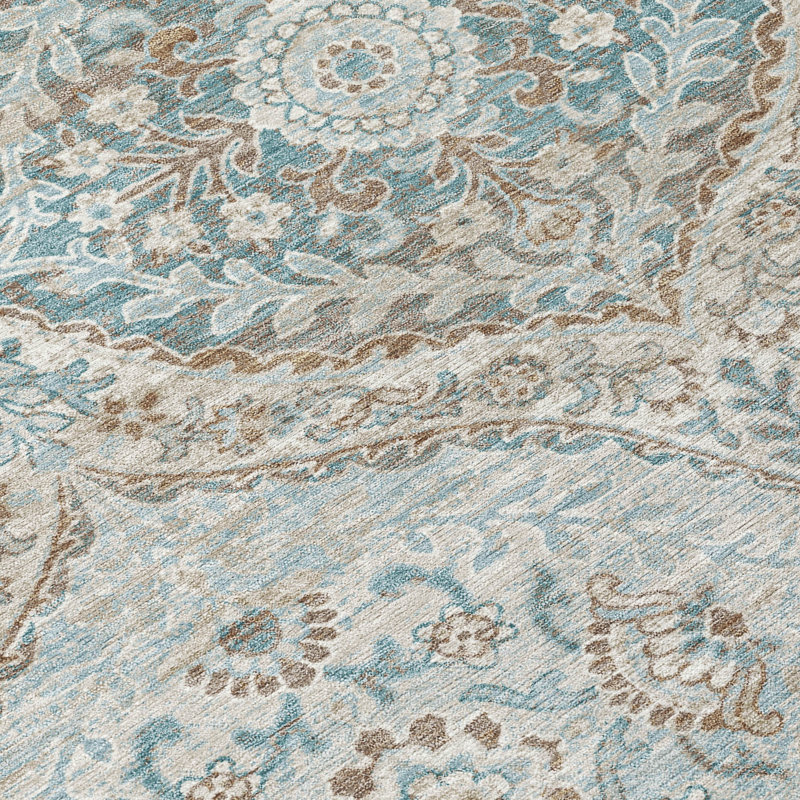 Machine Washable Indoor/Outdoor Chantille ACN2698 Global Rug, 2'3" x 7'6" Runner, Ivory