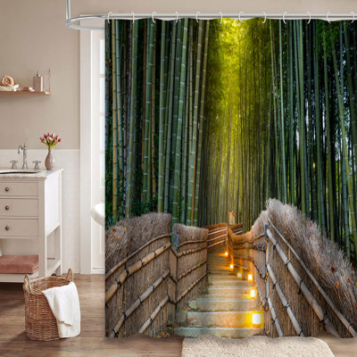 Rideau de douche Bamboo Forest