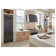 Monogram 30" RH Column Panel Titanium Designer Collection