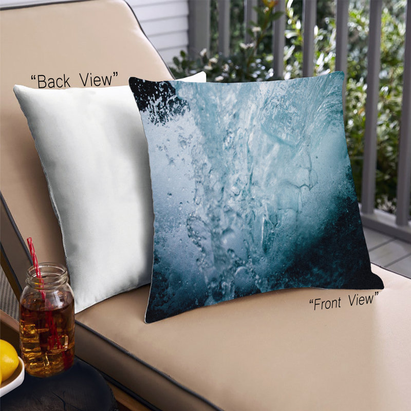 Coussin décoratif Color Focus Blue 94, Synthétique