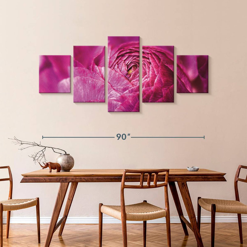 Ranunculus Abstract, 42" H x 92" W