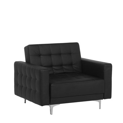 Leung Faux Leather Club Chair