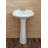 Prestige Vitreous China 22" Pedestal Bathroom Sink with Overflow