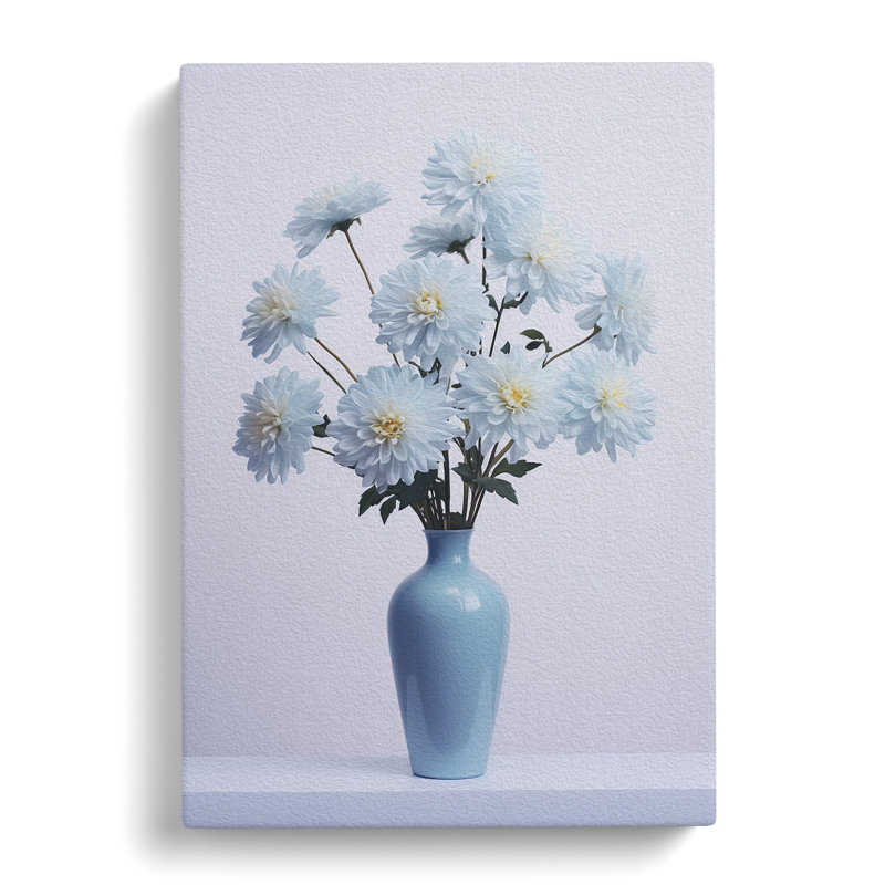 Chrysanthemums Minimalism No.3 - Wrapped Canvas, 50cm H x 35cm W x 3cm D