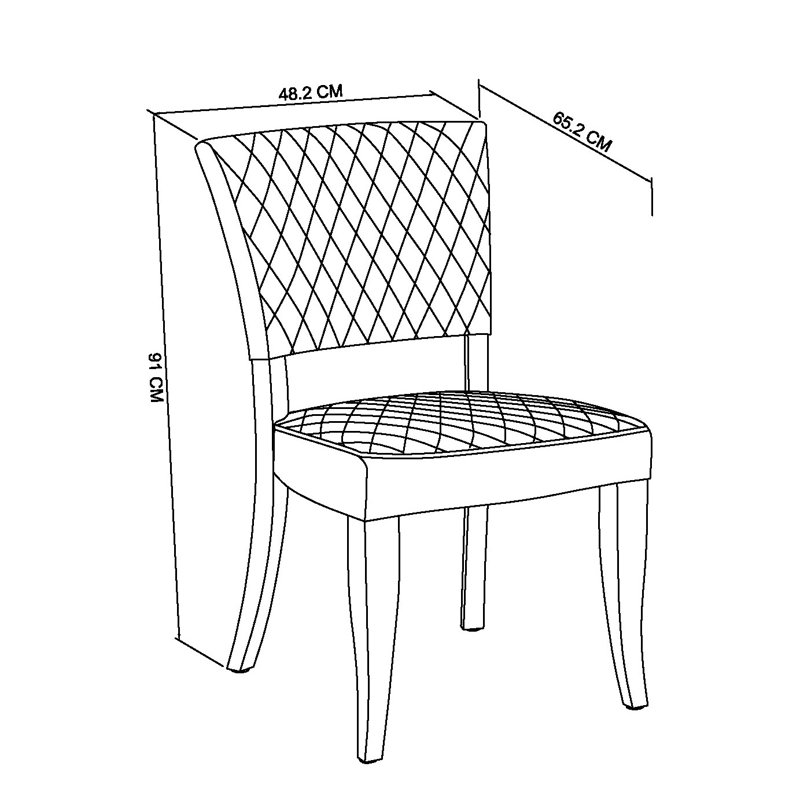 Magallanes 52cm H Polyester Blend Upholstered Side Chair, Rustic Oak
