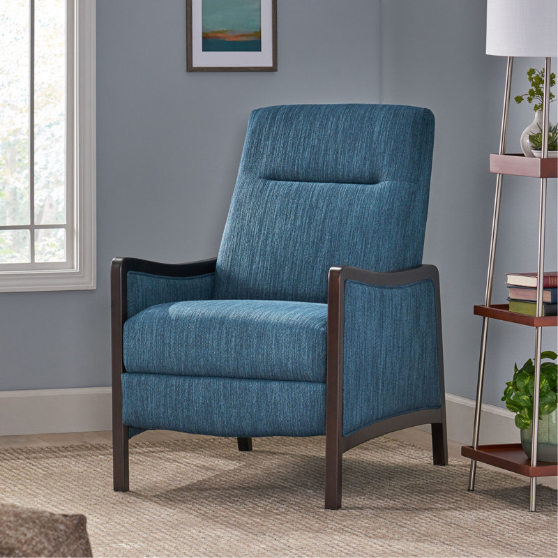 Canapé inclinable en tissu Mid-Century, Marine