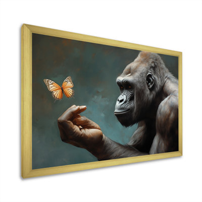 «Gorillas Gentle Touch», impression sur toile