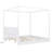 Low Canopy Bed With Lights And Headboard-104398105