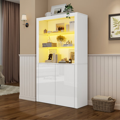 100 cm W Display Cabinet with Lighting