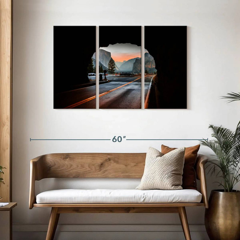 Lilie View From Wawona Tunnel, 28" H x 45" W