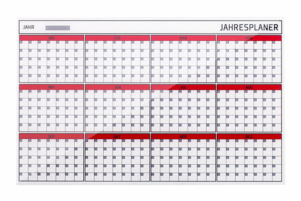 Magnetic Glass Annual Planner