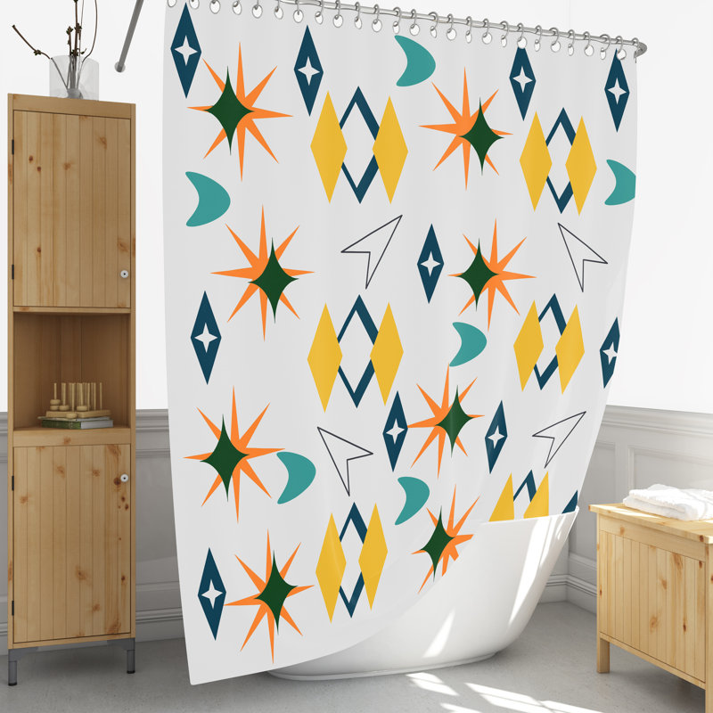 Rideau de douche simple, H 72 po x l 70 po
