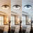 19 In. Black Flush Mount Ceiling Fan With Light, Low Profile Led Fan Light With Remote Control, 3000k/4000k/5000k Selectable