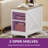 Dmitri Farmhouse End Table with Charging Station & Storage Shelf-1970457697
