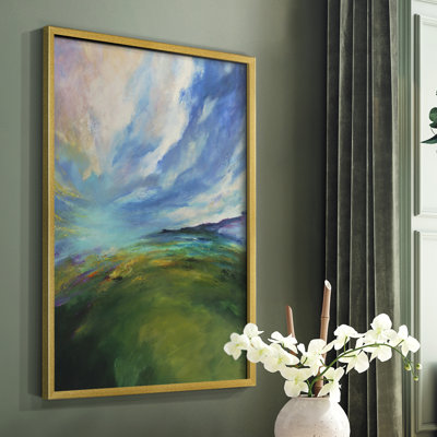 Earth's Magic II, reproduction encadrée - bois massif