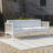 Lilah White Aluminum 3 Seater Sofa