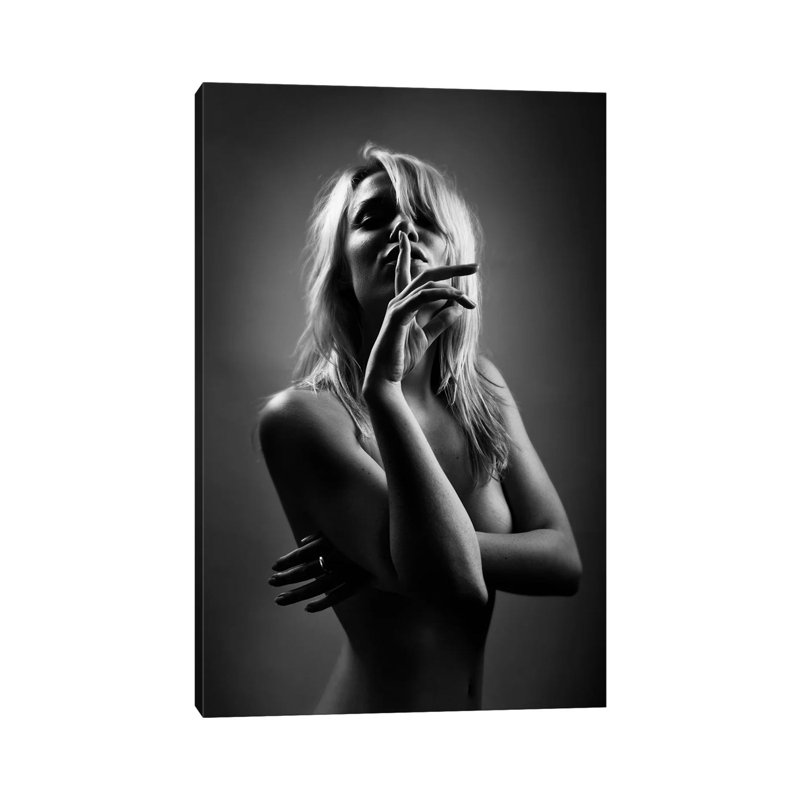 Shoosh 1 Piece Wrapped Canvas Wall Art, 101.6 cm H x 66.04 cm W x 3.175 cm D