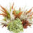 Fall Centerpiece with Hydrangeas, Heather, and Pampas