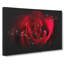 The Beauty of a Red Rose - Wrapped Canvas-56641794