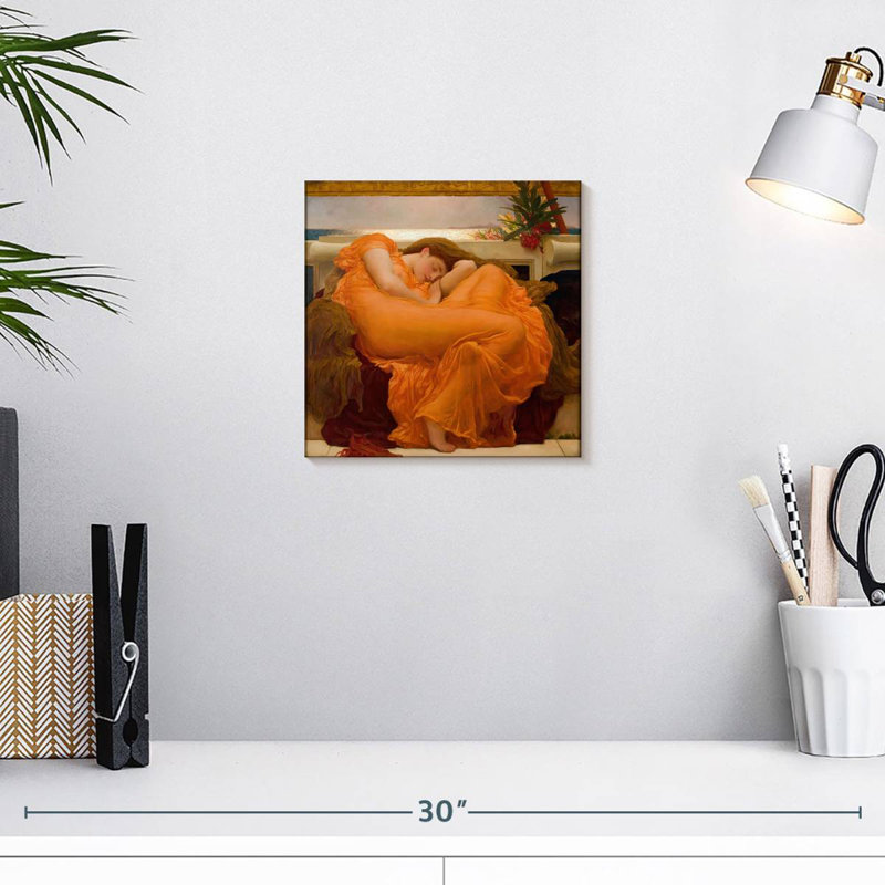 Leisha Flaming June, 10" H x 10" W