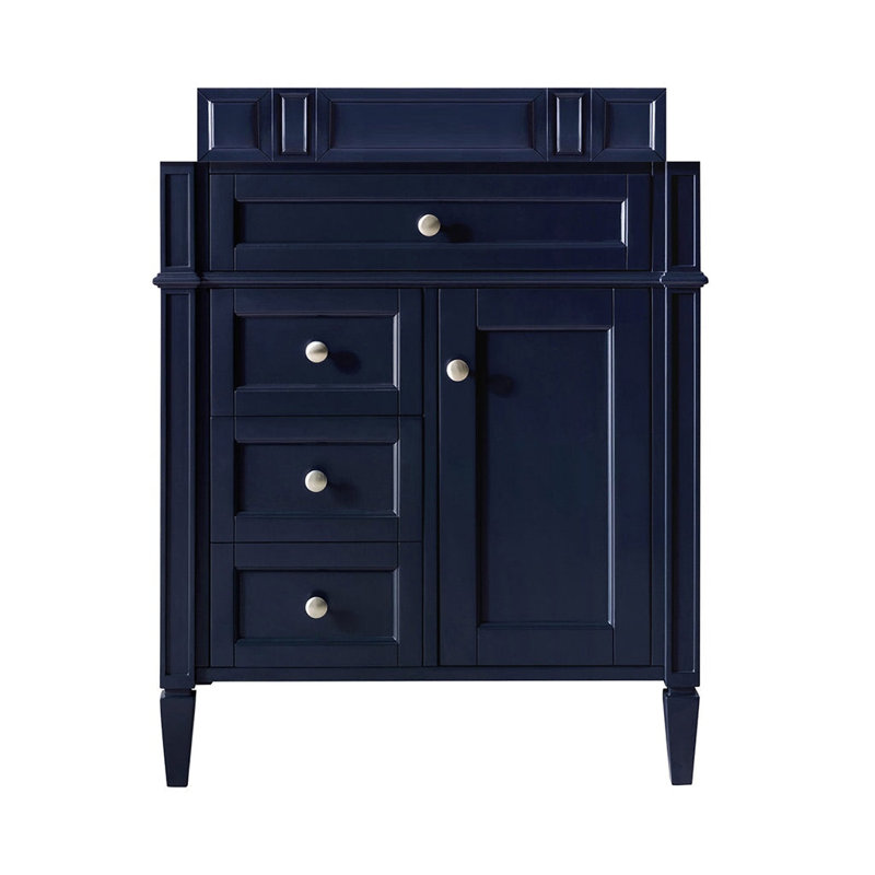 Dussault 30' W Single Bathroom Vanity Base, Victory Blue