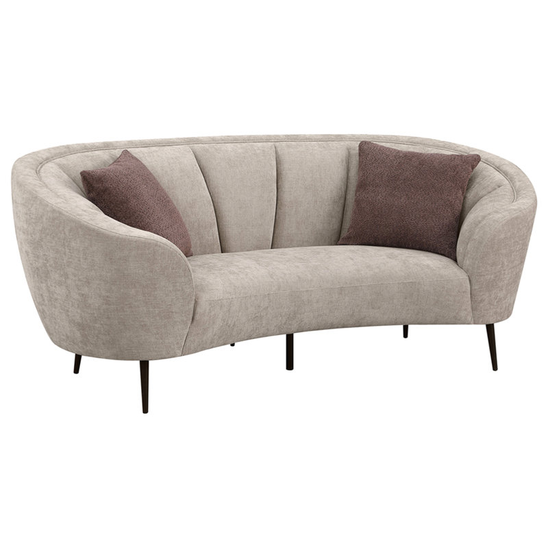 Causeuse rembourrée beige Saanich