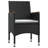 Square 2 - Person 78.7" Long Dining Set with Cushions-1900124874-1900124877-1900124876