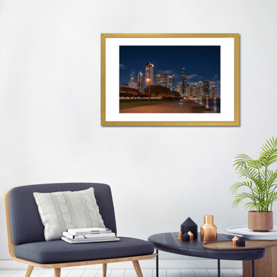 Chicago Lakeside - Wall Art Print - Framed Fine Art Paper