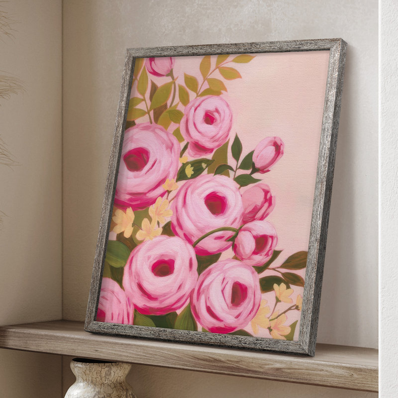Vibrant Roses I Framed Print - Solid Wood
