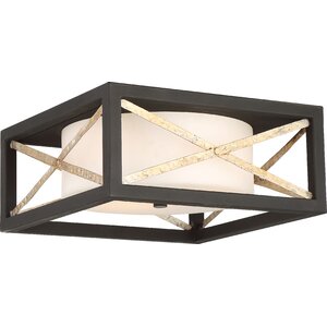 Mercer41 Ghyslaine Glass Flush Mount & Reviews | Wayfair