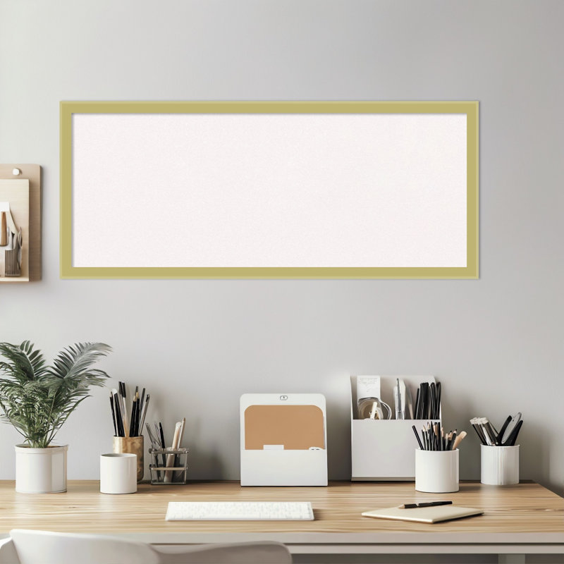 Panneau de tableau incliné en bois doré clair, babillard en liège blanc, tableau d'organisation, tableau d'affichage, Blanc