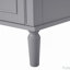 Meuble-lavabo 30 po avec lavabo en céramique, porte à fermeture en douceur-112498695