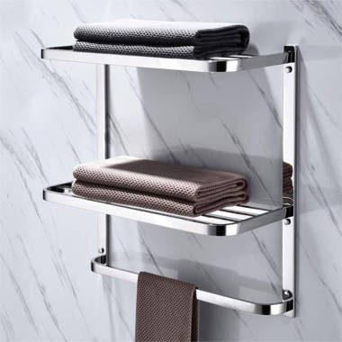 Lanoka Tiered Shelf with Towel Bar