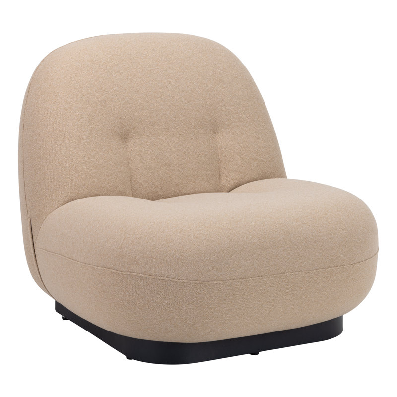 Méridienne confortable pour apprendre, lire et se détendre, H 29 po x l 33 po x P 32 po, Beige