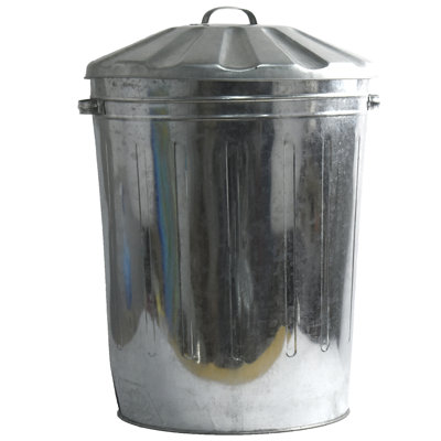 Steel Manual Lift Kitchen Trash Can - 90L