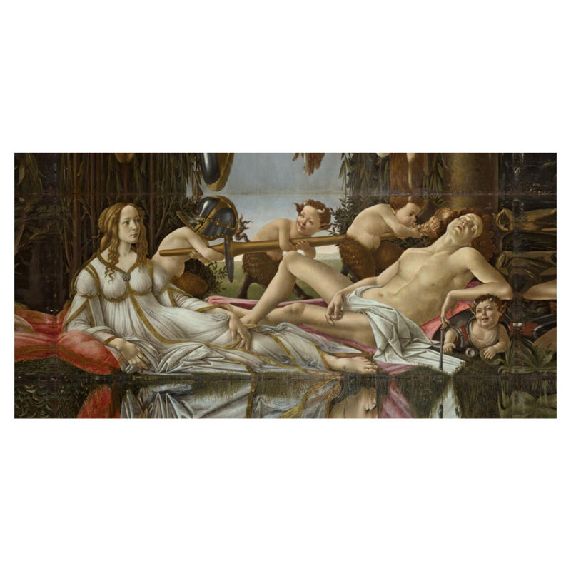 Venus and Mars by Sandro Botticelli - Giclee Print, 32" H x 40" W