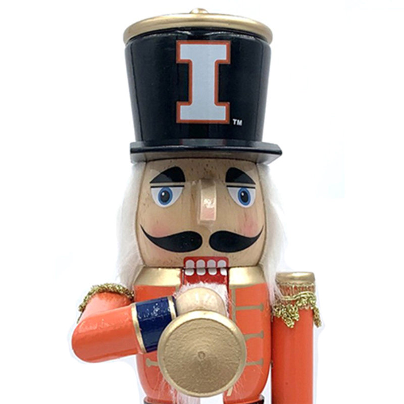 Casse-noisette NCAA College Spirit, Illinois Illini