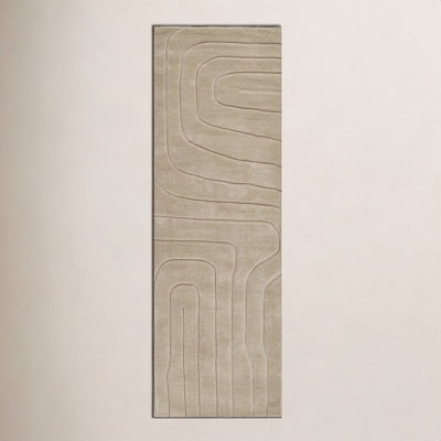 Aelin Hand-Tufted Wavy Wool Rug