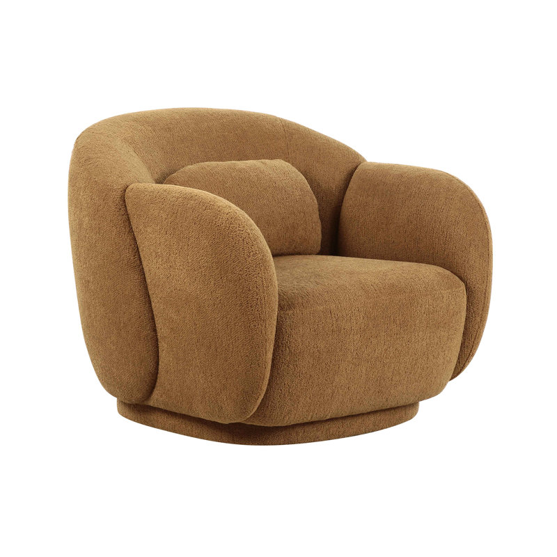 Misty Boucle Accent Chair, Brown