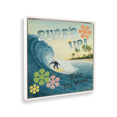 «Surfs Up» par David Carter Brown, reproduction d'art sur toile
