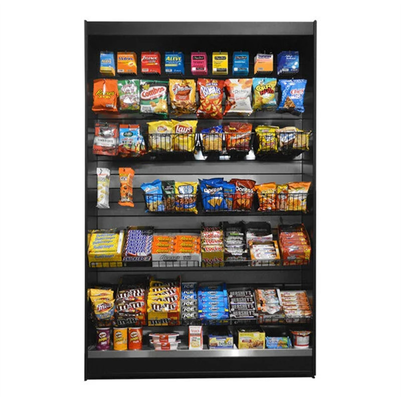 All State Manufacturing ASMMS491-Clark 49" X 12" X 78" Stainless Steel Micro Market Stand With 24-Piece Display Kit WS-168ASMMS491