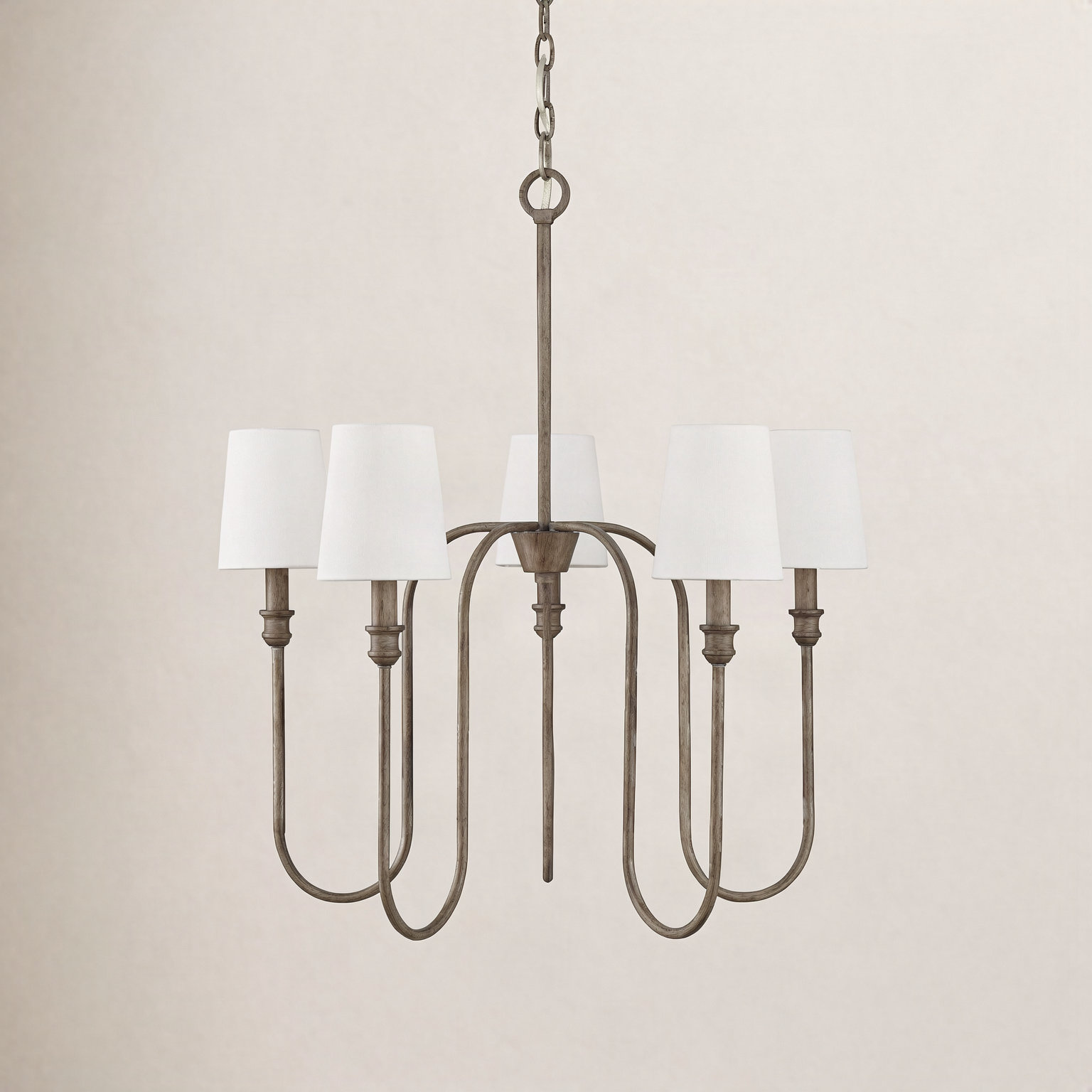 Sanibel 5-Light Chandelier, Gray